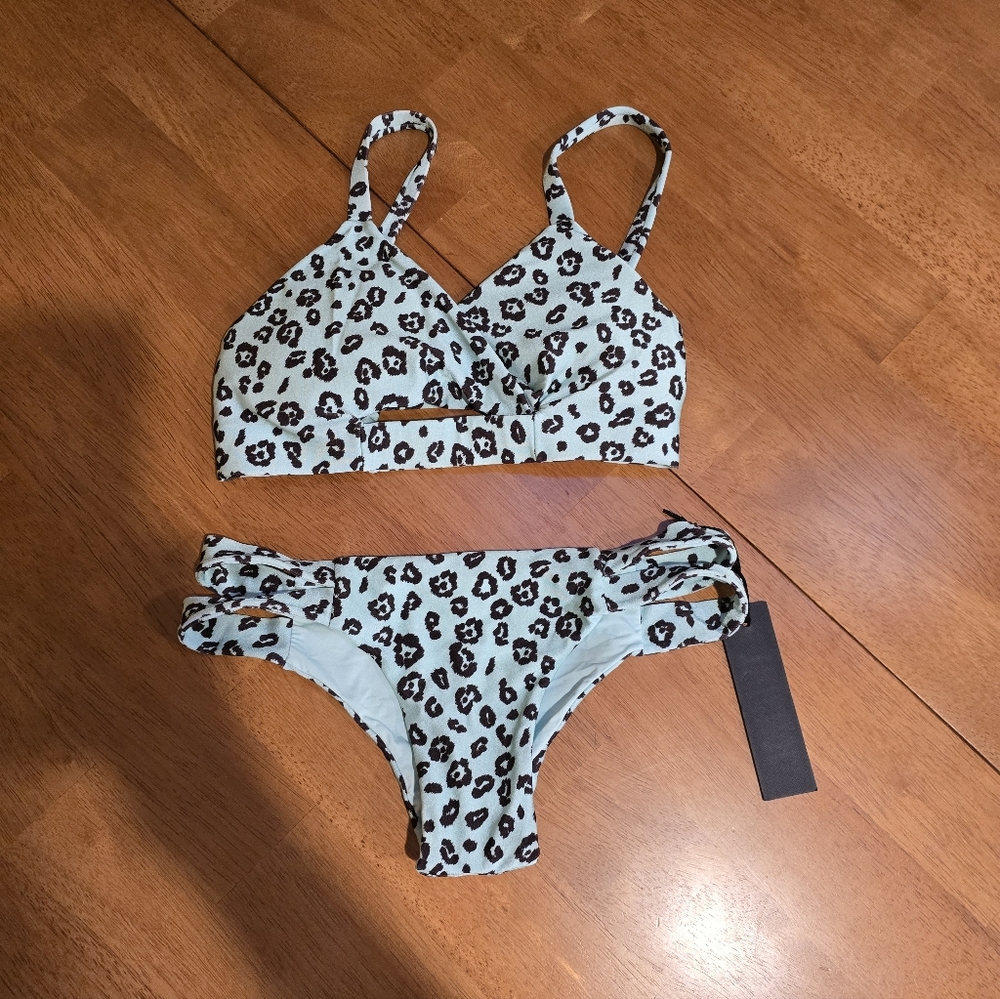 Leopard Print Bikini Set